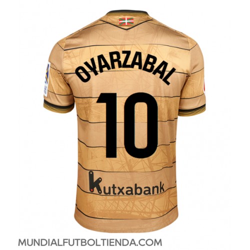 Camiseta Real Sociedad Mikel Oyarzabal #10 Segunda Equipación Replica 2024-25 mangas cortas